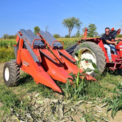 Byron Sweet Corn Harvester