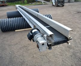 Stainless steel conveyor 12 X 25 feet